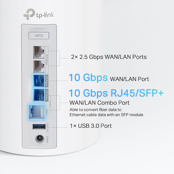 TP Link Deco BE95 BE33000 1 2 3 Pack Quad-Band Whole Home Mesh WiFi 7 System