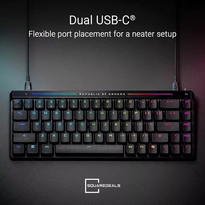 ASUS ROG Falchion Ace HFX 65% Analog Gaming Keyboard Magnetic Switches