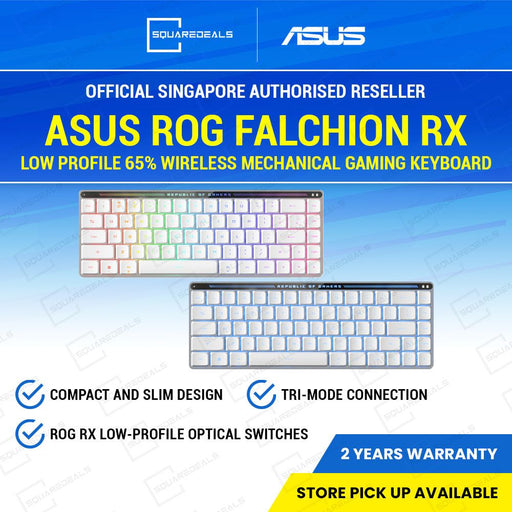 Asus ROG Falchion RX Low Profile 65% Wireless Mechanical Gaming Keyboard