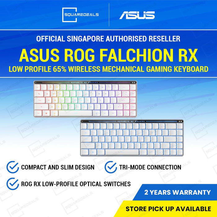 Asus ROG Falchion RX Low Profile 65% Wireless Mechanical Gaming Keyboard