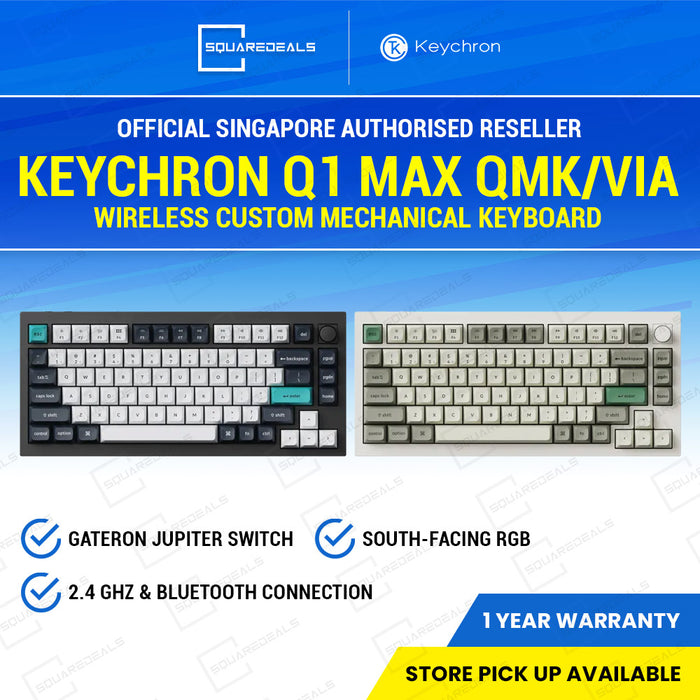 Keychron Q1 Max QMK/VIA Wireless Custom Mechanical Keyboard