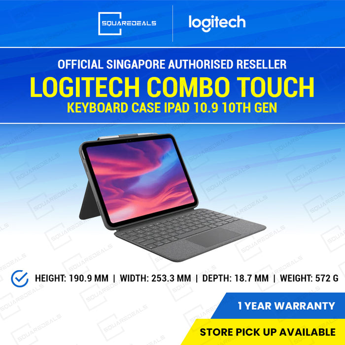 Logitech Combo Touch Keyboard Case iPad 10.9 10th Gen