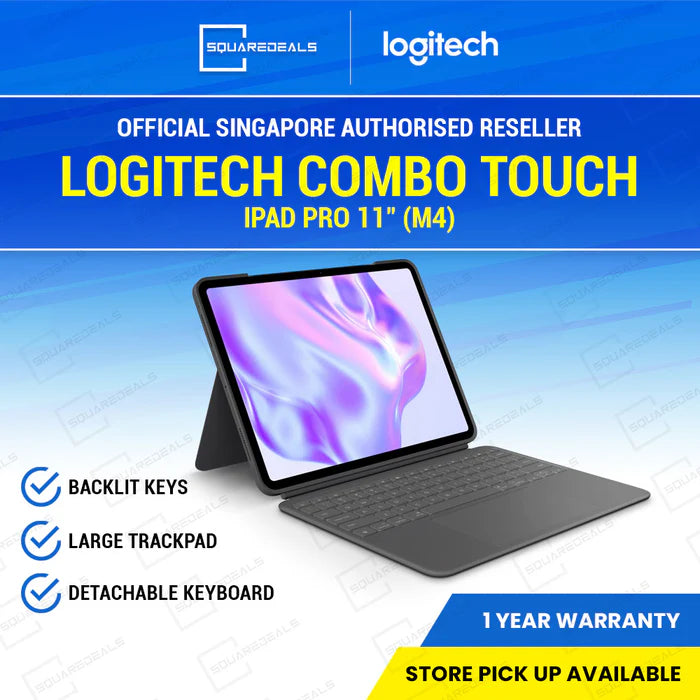 Logitech Combo Touch iPad Pro 11" (M4, M5)