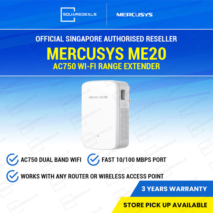 Mercusys ME20 AC750 Wi-Fi Range Extender