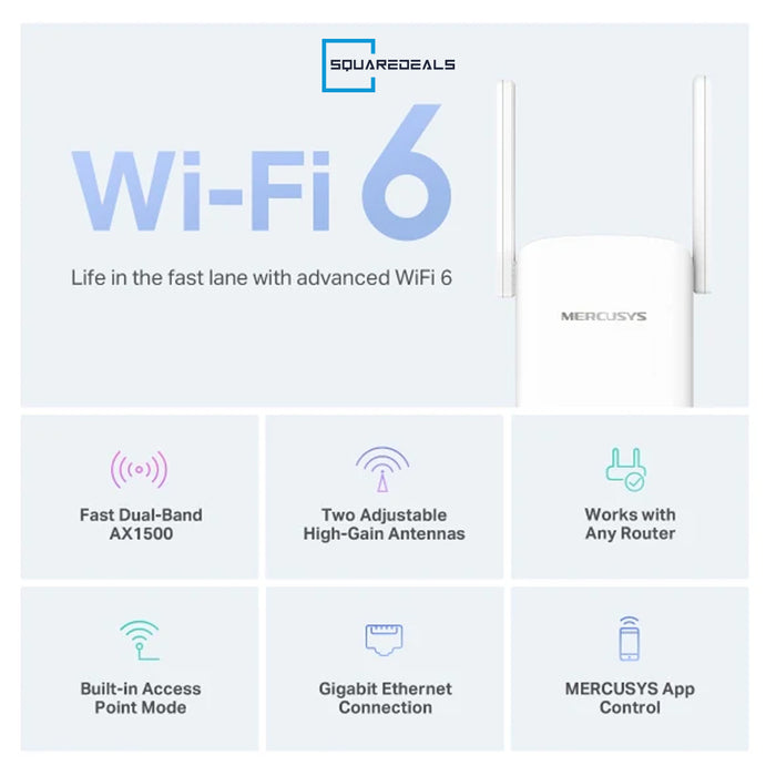 Mercusys ME60X AX1500 Wi-Fi Range Extender