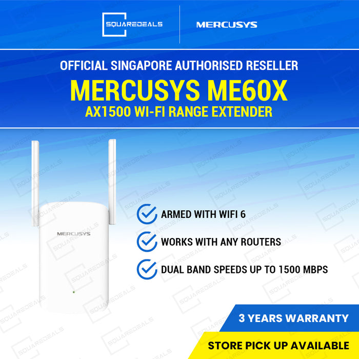 Mercusys ME60X AX1500 Wi-Fi Range Extender