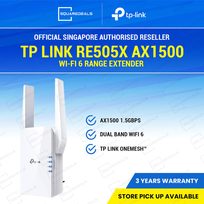 TP Link RE505X AX1500 Wi-Fi 6 Range Extender