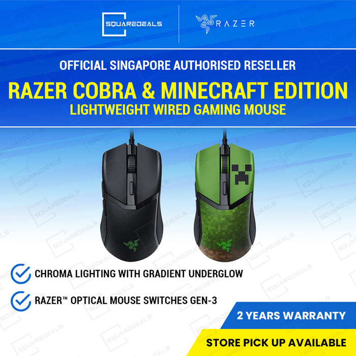 Razer Cobra and Minecraft Edition