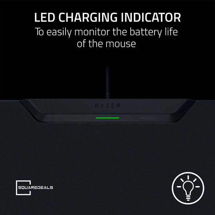 Razer HyperFlux V2 Wireless Charging Gaming Mousepad Hard