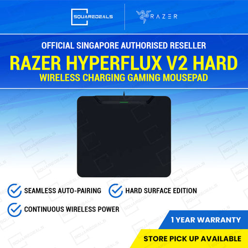 Razer HyperFlux V2 Wireless Charging Gaming Mousepad Hard