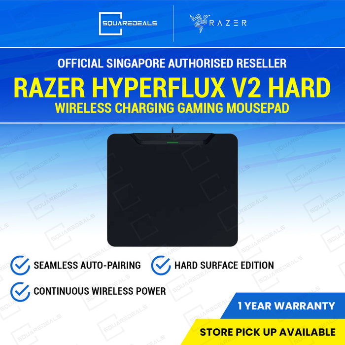 Razer HyperFlux V2 Wireless Charging Gaming Mousepad Hard