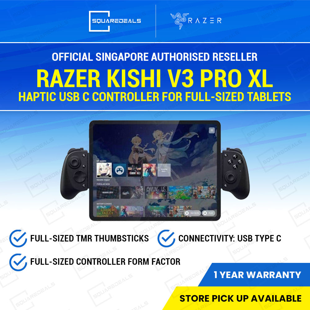 Razer Kishi V3 Pro XL USB C for Full-Sized Tablets — SquareDeals