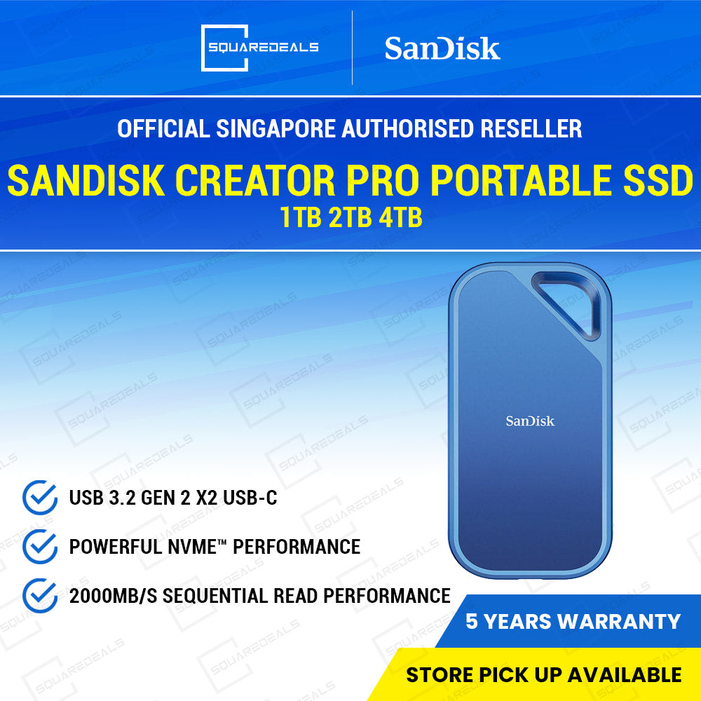SanDisk Creator Pro Portable SSD — SquareDeals