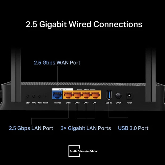 TP Link Archer BE230 BE3600 Dual-Band Wi-Fi 7 Router