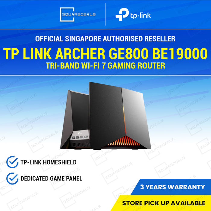 TP Link Archer GE800 BE19000 Tri-Band Wi-Fi 7 Gaming Router
