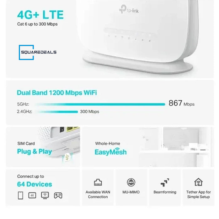 TP Link Archer MR505 AC1200 Router