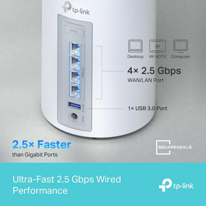 TP Link Deco BE65 BE65 Pro BE11000 Tri-Band WiFi 7 Mesh