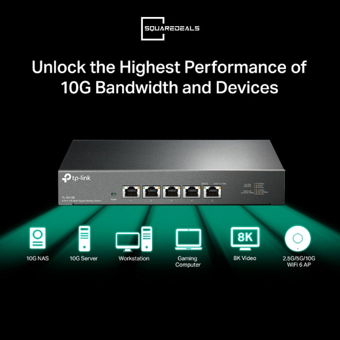TP Link TL-SX105 5-Port 10G Desktop Switch