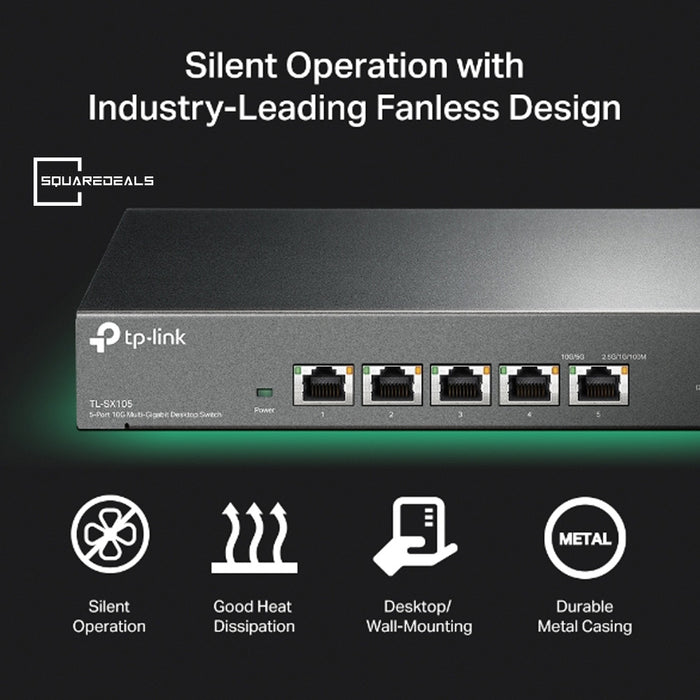 TP Link TL-SX105 5-Port 10G Desktop Switch