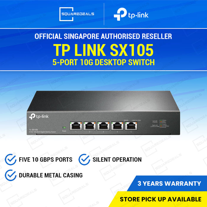 TP Link TL-SX105 5-Port 10G Desktop Switch