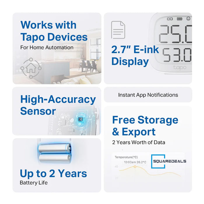 TP Link Tapo T315 Temp Humidity Monitor
