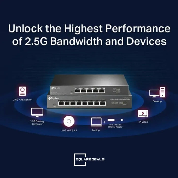 TP Link SG105-M2 / SG108-M2 2.5G Desktop Switch