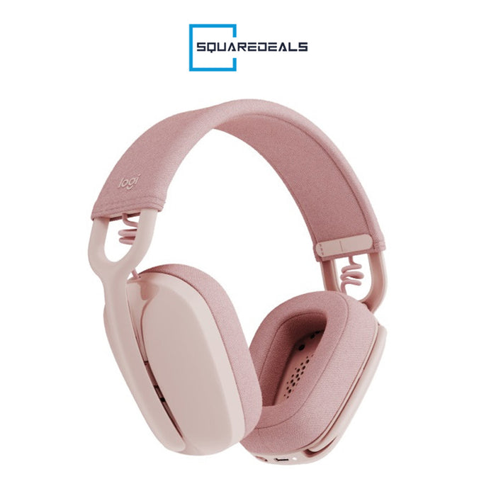 Logitech Zone Vibe 100 Wireless Bluetooth 5.2 Headset Lightweight with Mic All Colors