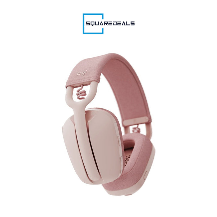 Logitech Zone Vibe 100 Wireless Bluetooth 5.2 Headset Lightweight with Mic All Colors