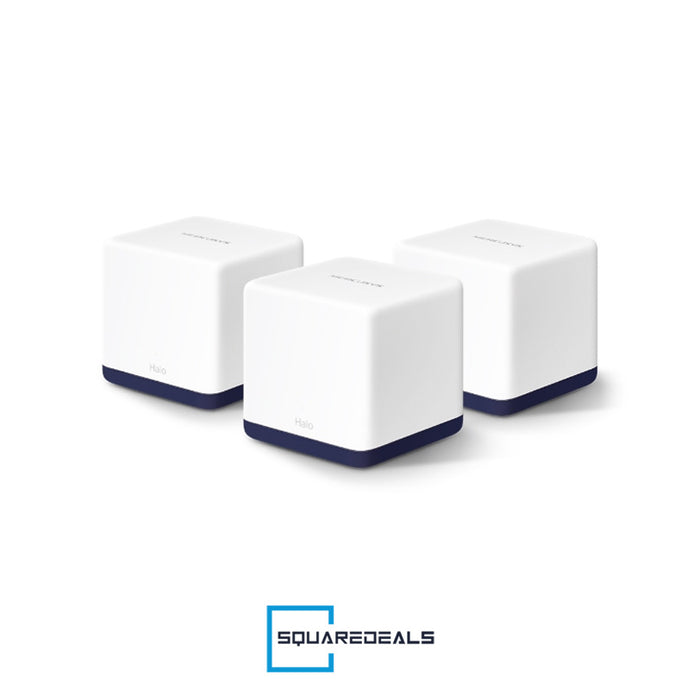Mercusys Halo H50G AC1900 3 Pack Whole Home Mesh WiFi System up to 6000 ft²