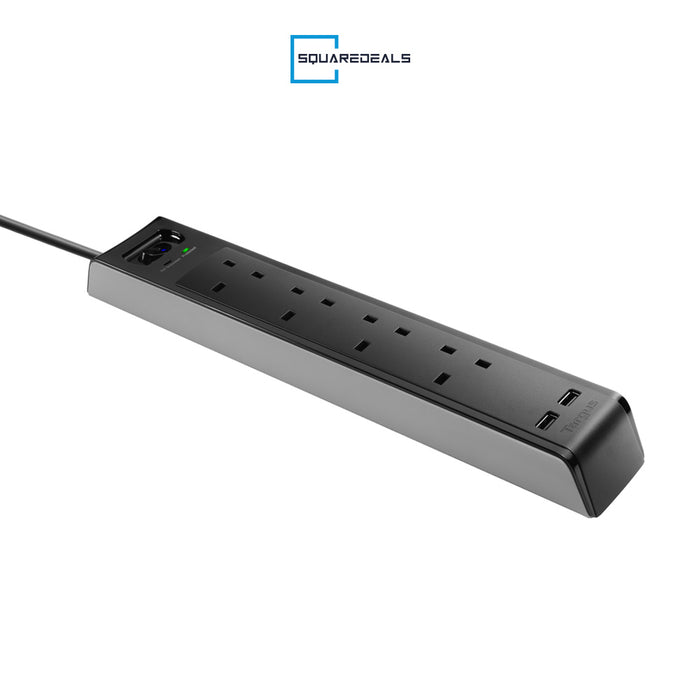 Targus Smart Surge Plus Protector 4 6 Way Outlet with 2/4 USB A Ports