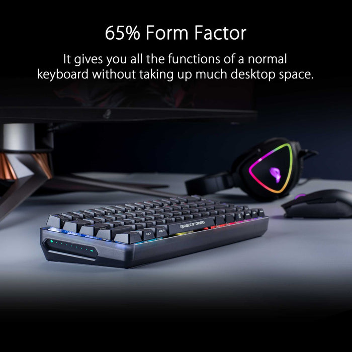 Asus ROG Falchion NX 65% Wireless Mechanical Gaming Keyboard ROG NX Switch