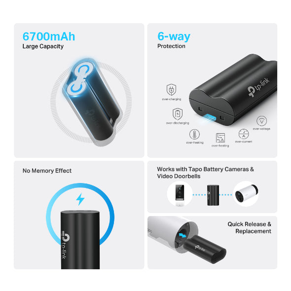 TP Link Tapo A100 6700mAh Battery Pack