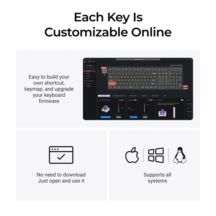 Keychron K10 HE Wireless Magnetic Switch Custom Keyboard