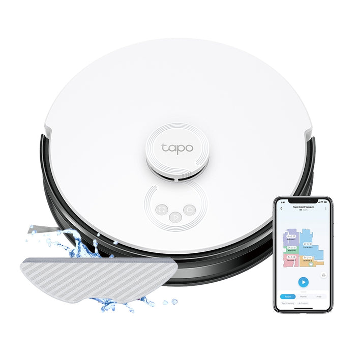 TP-Link Tapo RV30 RV30 Plus LiDAR Navigation Robot Vacuum & Mop + Smart Auto-Empty Dock