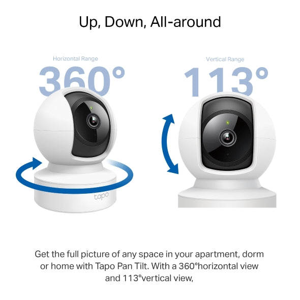 TP Link Tapo C212 Pan/Tilt Home Security Wi-Fi Camera