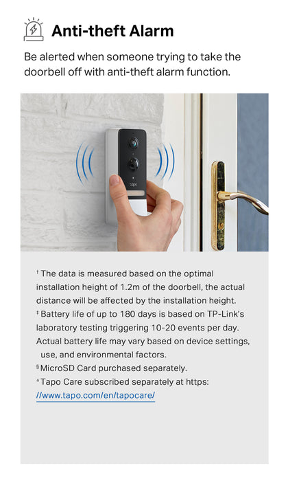TP Link Tapo D230S1 Video Doorbell