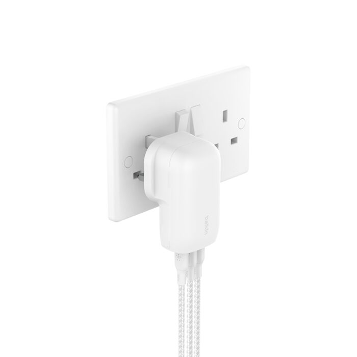Belkin BoostCharge 67W 3 Port USB-C Charger with PPS
