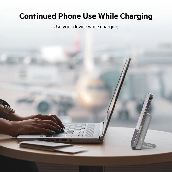 Belkin Boost Charge Magnetic Wireless Power Bank 5K + Stand