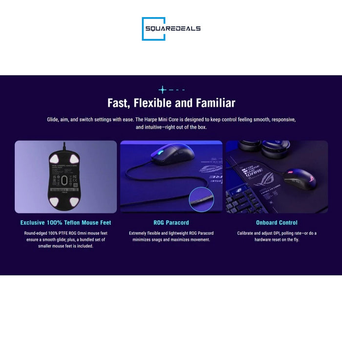 ASUS ROG Harpe Mini Core Wired Gaming Mouse