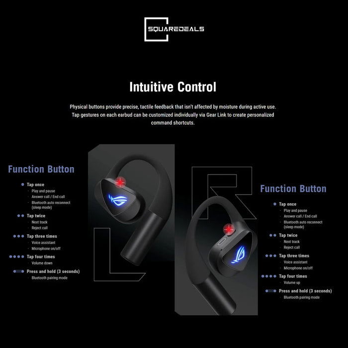 Asus ROG Cetra Open Wireless Gaming Earbuds