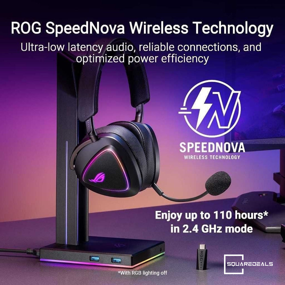 Asus ROG Delta II Tri-mode Wireless Gaming Headset — SquareDeals