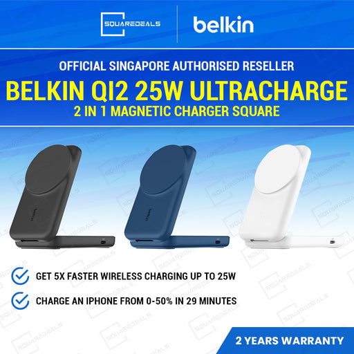 Belkin WIZ038my Qi2 25W UltraCharge 2 in 1