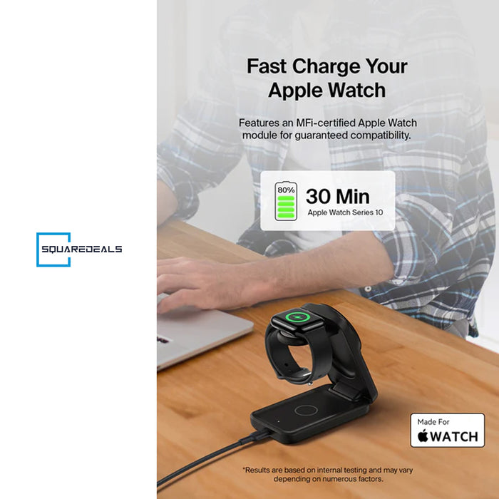 Belkin WIZ036my Qi2 25W UltraCharge 3 in 1