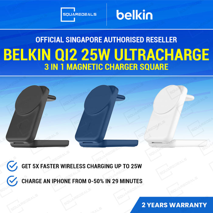 Belkin WIZ036my Qi2 25W UltraCharge 3 in 1
