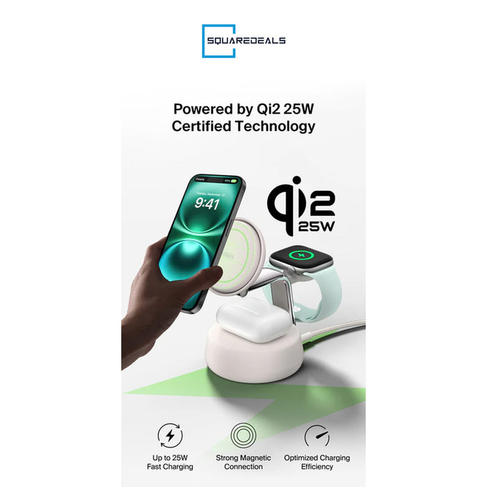 Belkin  UltraCharge Pro 3 in 1 Qi2 25W Charging Dock