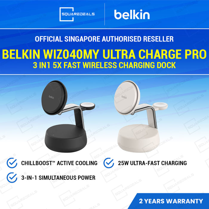 Belkin  UltraCharge Pro 3 in 1 Qi2 25W Charging Dock
