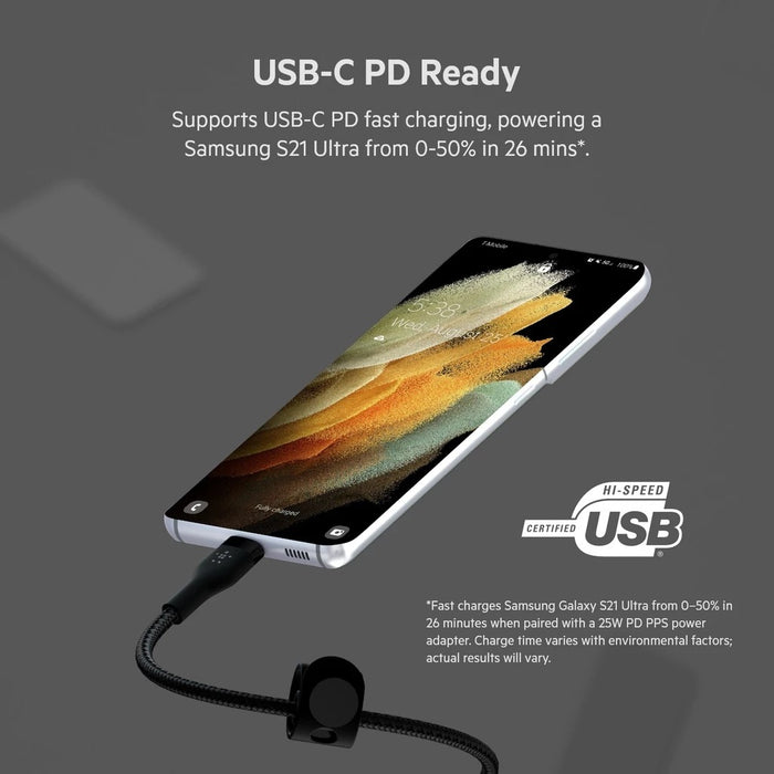 Belkin BoostCharge Pro Flex USB-C to USB-C Cable 60W 1M