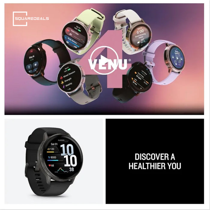 Garmin Venu 4 Advanced Health and Fitness GPS Smartwatch