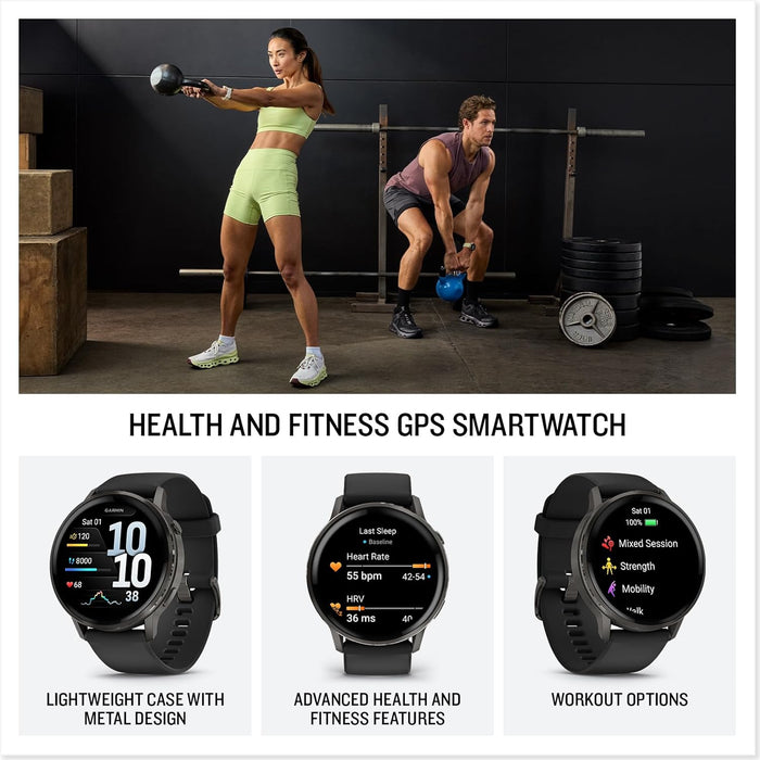 Garmin Venu 4 Advanced Health and Fitness GPS Smartwatch