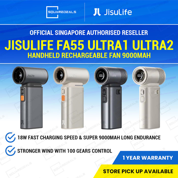 JISULIFE Ultra1 Ultra2 Handheld Rechargeable Fan FA55